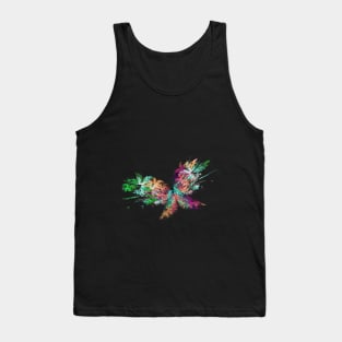 Colourful Butterfly Tank Top